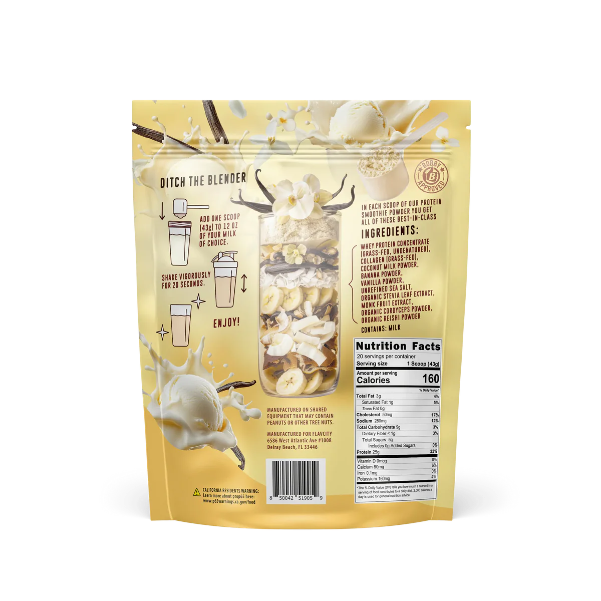 Vanilla Cream Protein Smoothie